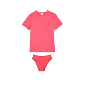 Пижама футболка + трусики PINK Cherry