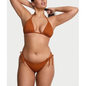 Купальник Essential Diamanté Triangle Top Side-Tie Bikini Bottom Apple Cinnamon