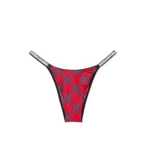 Трусики Very Sexy Shine Strap Brazilian Panty Lacy Plaid