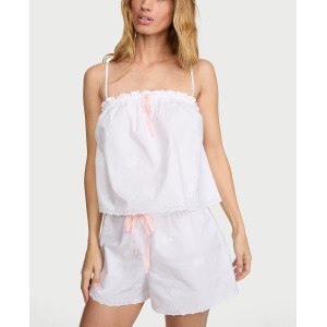 Пижама Heritage Cotton Eyelet Short Pajama Set White Floral