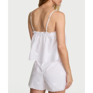 Пижама Heritage Cotton Eyelet Short Pajama Set White Floral