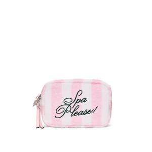 Косметичка 'Spa Please' Embroidery Iconic Stripe Pink