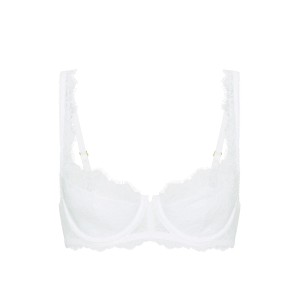 Бюстгальтер Rose Lace Uplift Balconette Bra VS White