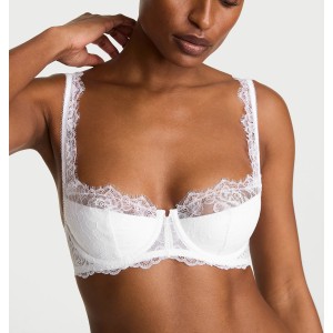 Бюстгальтер Rose Lace Uplift Balconette Bra VS White