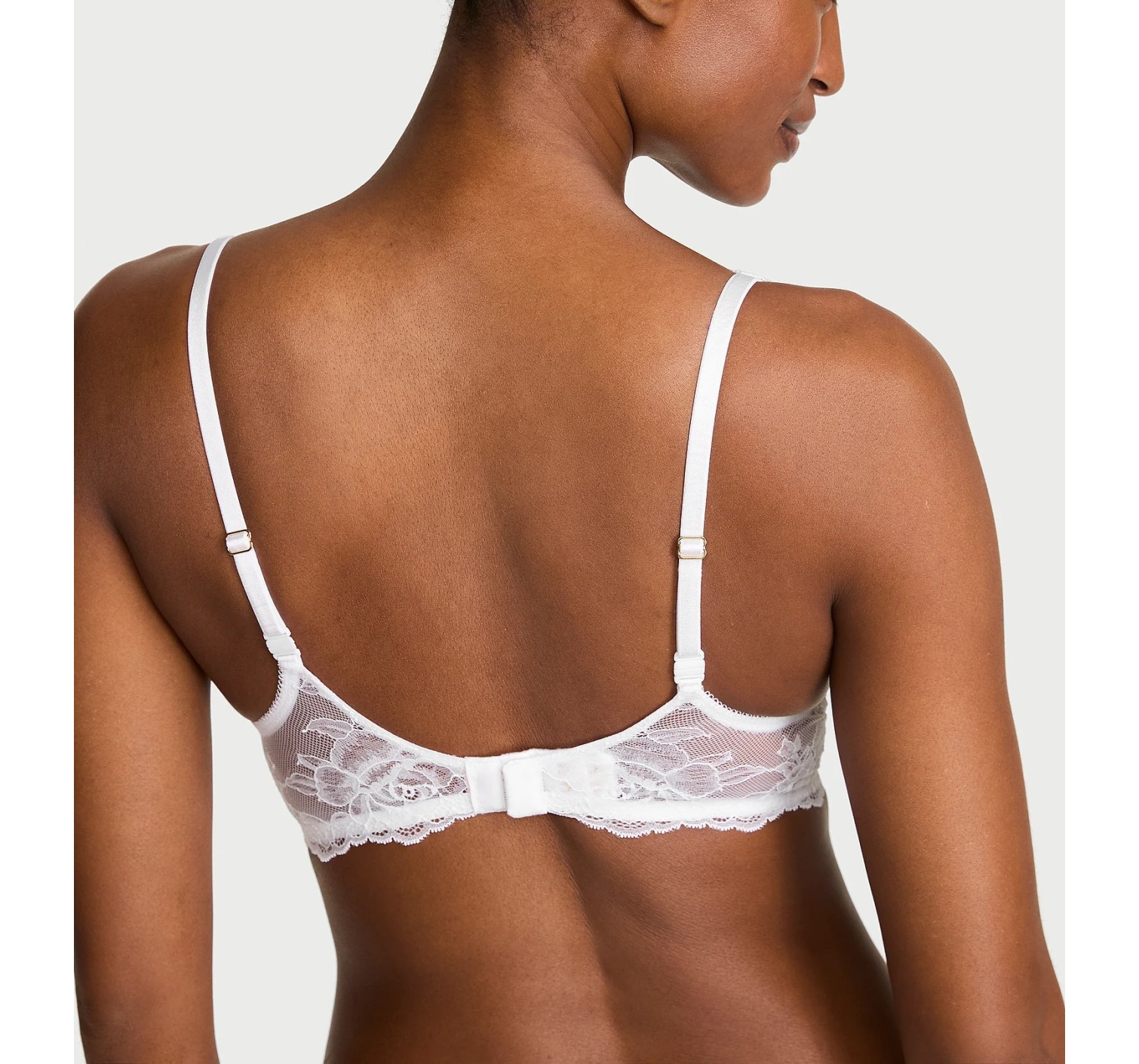 Бюстгальтер Rose Lace Uplift Balconette Bra VS White
