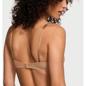 Бюстгальтер Sheer Shine Low-Cut Demi Bra Toffee