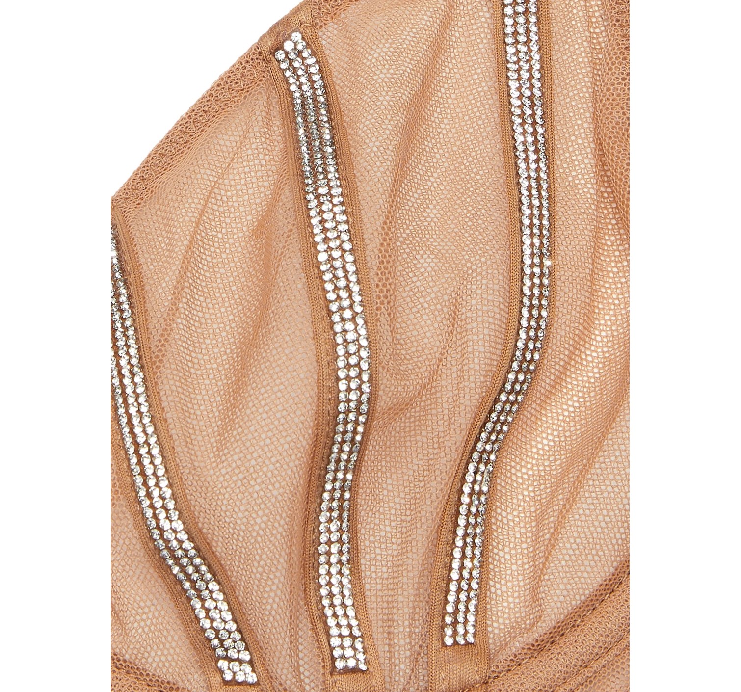 Бюстгальтер Sheer Shine Low-Cut Demi Bra Toffee