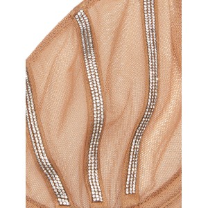Бюстгальтер Sheer Shine Low-Cut Demi Bra Toffee