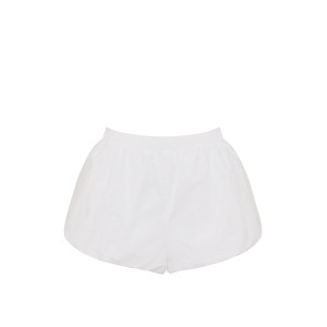 Костюм тройка Cotton Button-Front Sleepshirt Bralette Bubble Short White