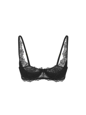 Бюстгальтер Rose Lace Uplift Balconette Bra Jet Black