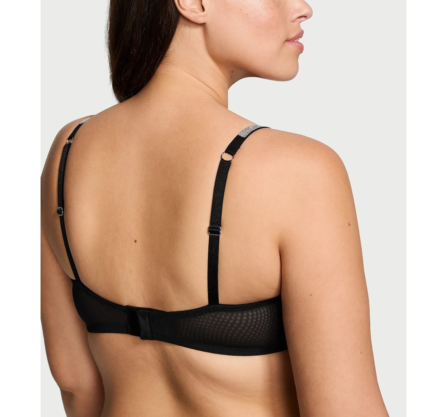 Бюстгальтер Sheer Shine Low-Cut Demi Bra Black