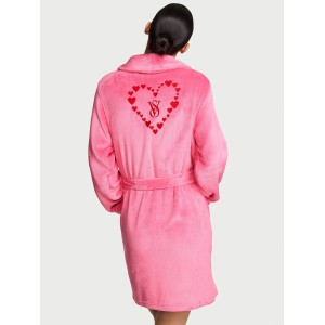 Плюшевий халат Short Cozy Robe Angel pink Hearts