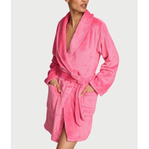 Плюшевий халат Short Cozy Robe Angel pink Hearts