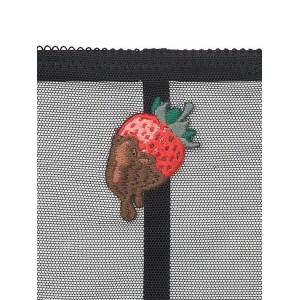Трусики Mesh V-string Panty Strawberry Black