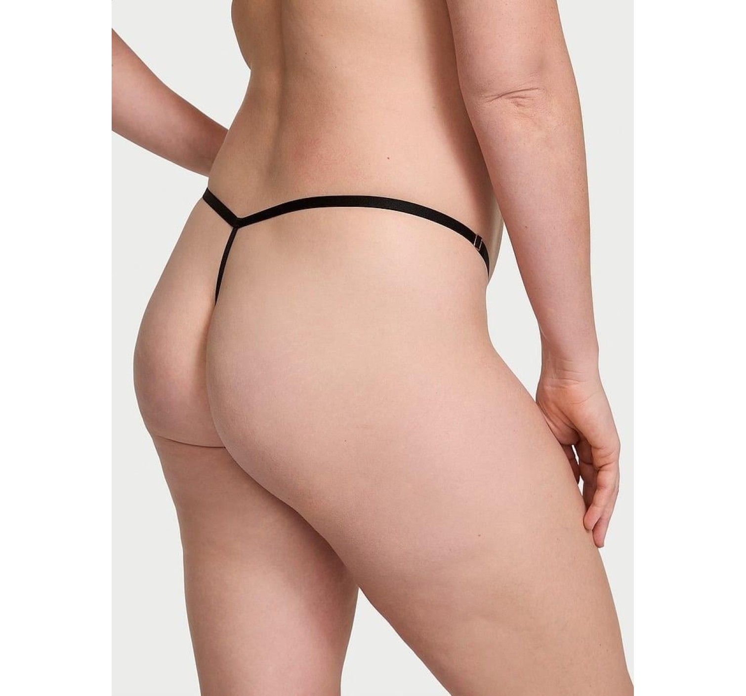 Трусики Mesh V-string Panty Strawberry Black