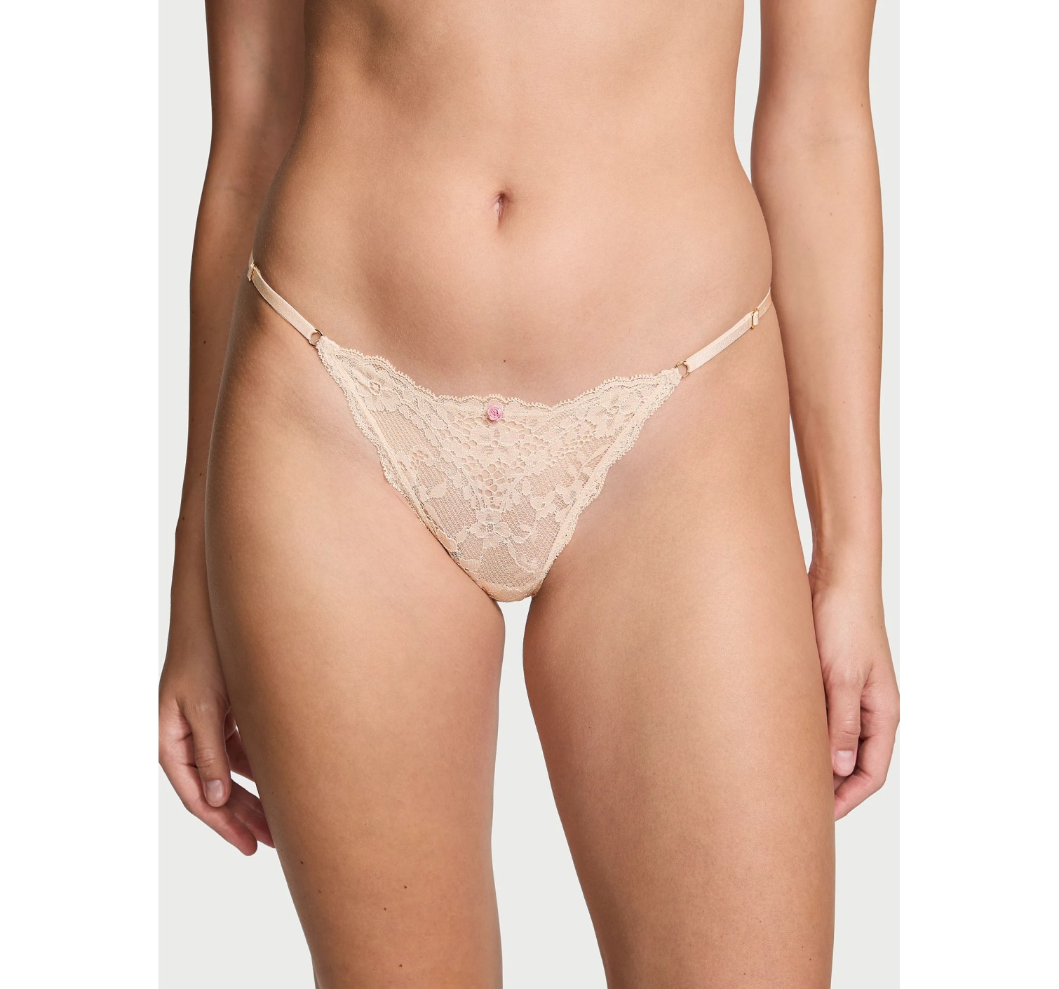 Трусики Lace String Bikini Panty marzipan
