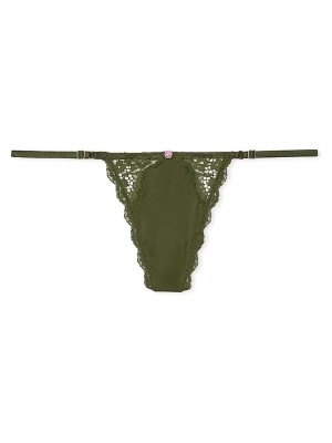 Трусики Lace Trim String Knickers Green