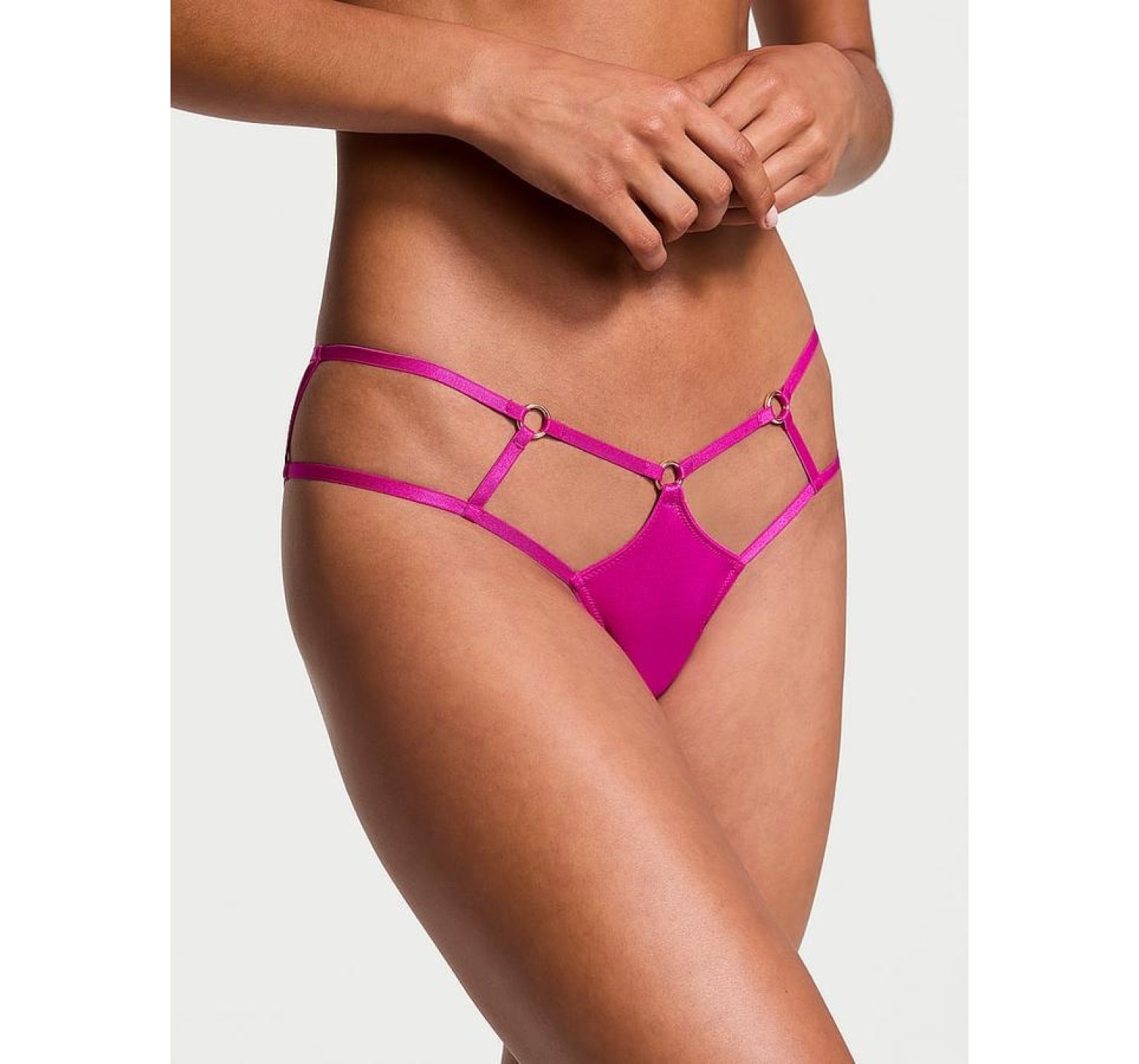 Трусики Strappy Hardware Cheeky Panty Pink