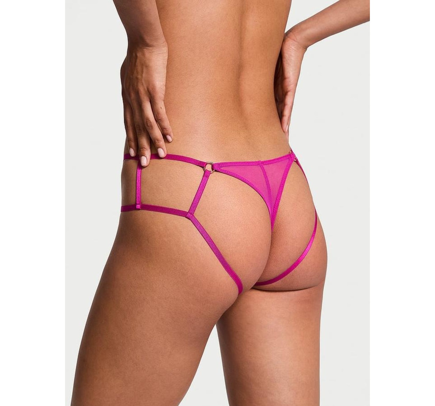 Трусики Strappy Hardware Cheeky Panty Pink