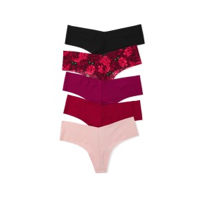 Набір трусиків 5-Pack No-Show Thong Panties Multi color