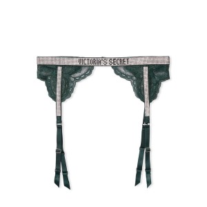 Пояс VERY SEXY Shine Strap Garter Belt Green Lace