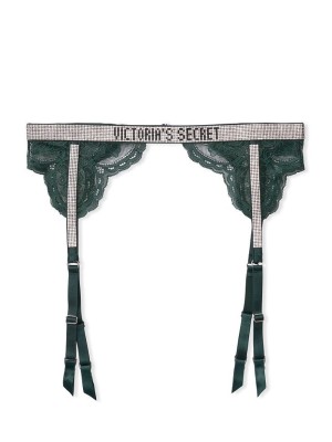 Пояс VERY SEXY Shine Strap Garter Belt Green Lace