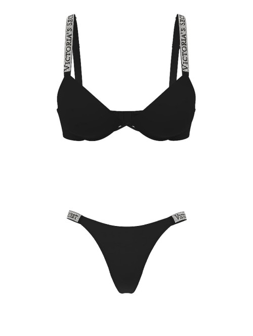Комплект Bombshell Logo Shine Strap Add-2-Cups Push-Up Bra Set