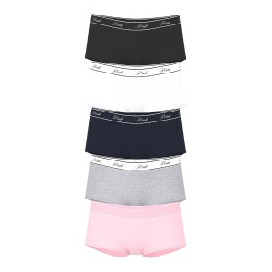 Набір трусиків PINK 5-Pack Logo Cotton Boyshort Panties