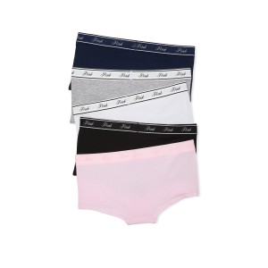 Набір трусиків PINK 5-Pack Logo Cotton Boyshort Panties