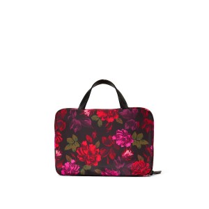 Косметичка Travel Toiletry Bag Black Floral