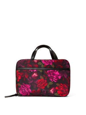 Косметичка Travel Toiletry Bag Black Floral