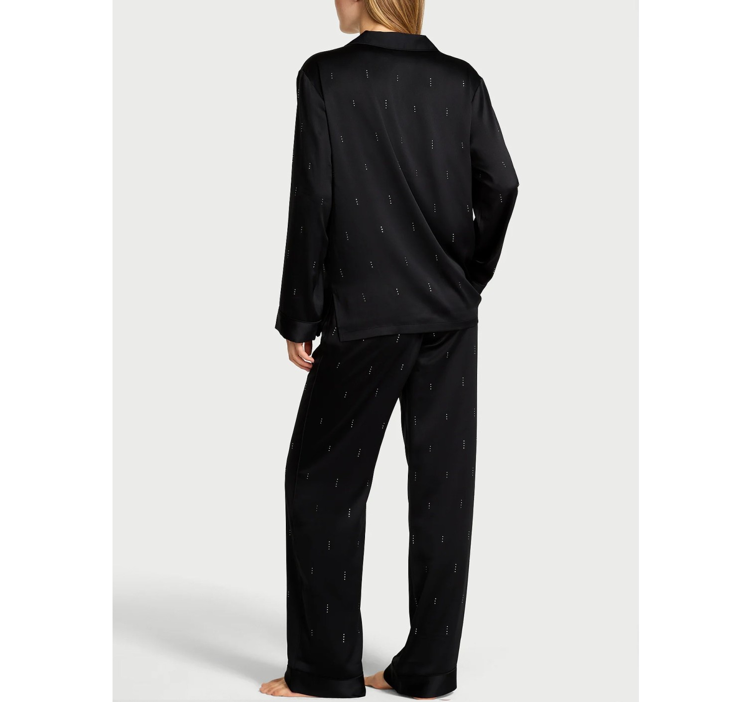 Піжама Black Signature Satin Shine Long Pajama Set