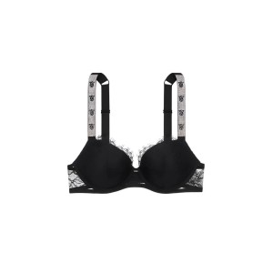 Бюст Lightly Lined shine strap black lace bra