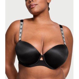 Бюст Lightly Lined shine strap black lace bra