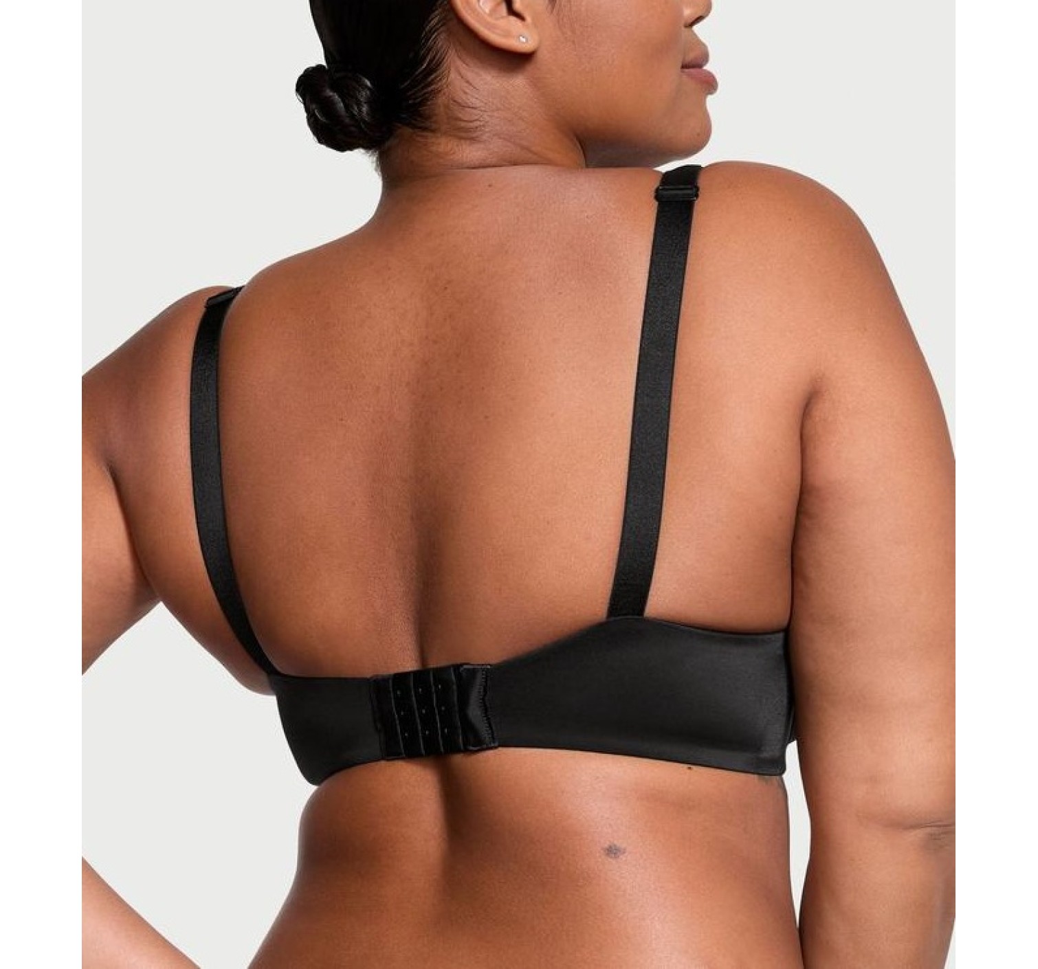 Бюст Lightly Lined shine strap black lace bra