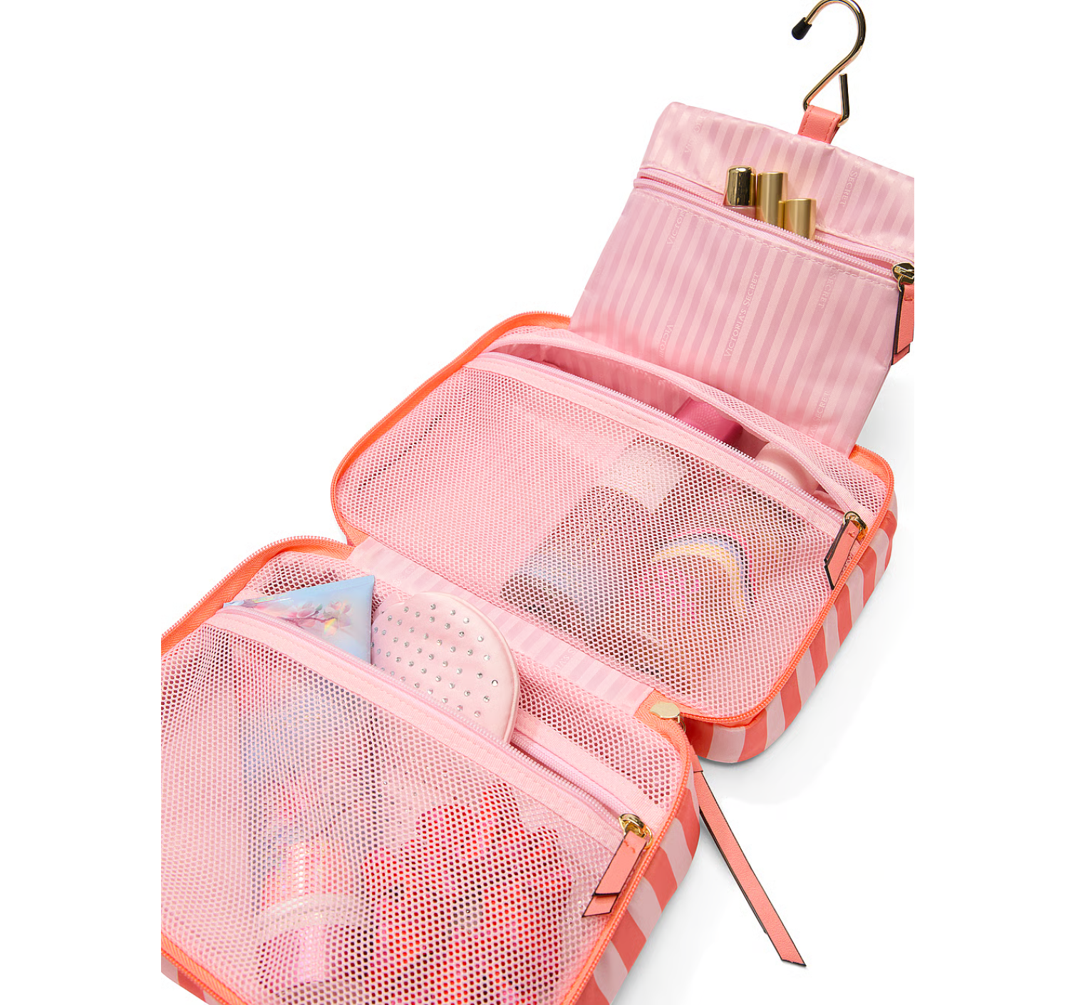 Косметичка Travel Toiletry Bag Glow Orange Stripe