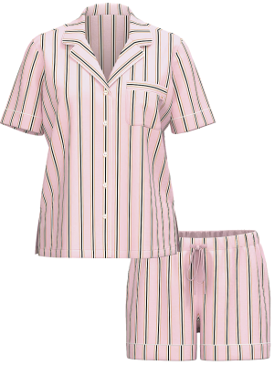 Пижама Modal Short Pajama Set Blossom Stripes