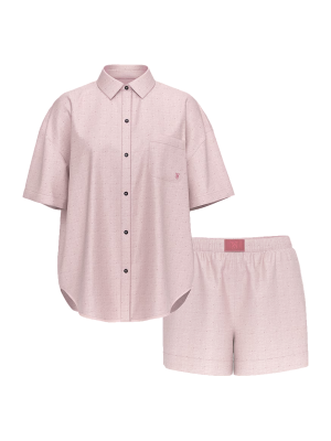 Пижама Modal-Cotton Short Pajama Set Rose