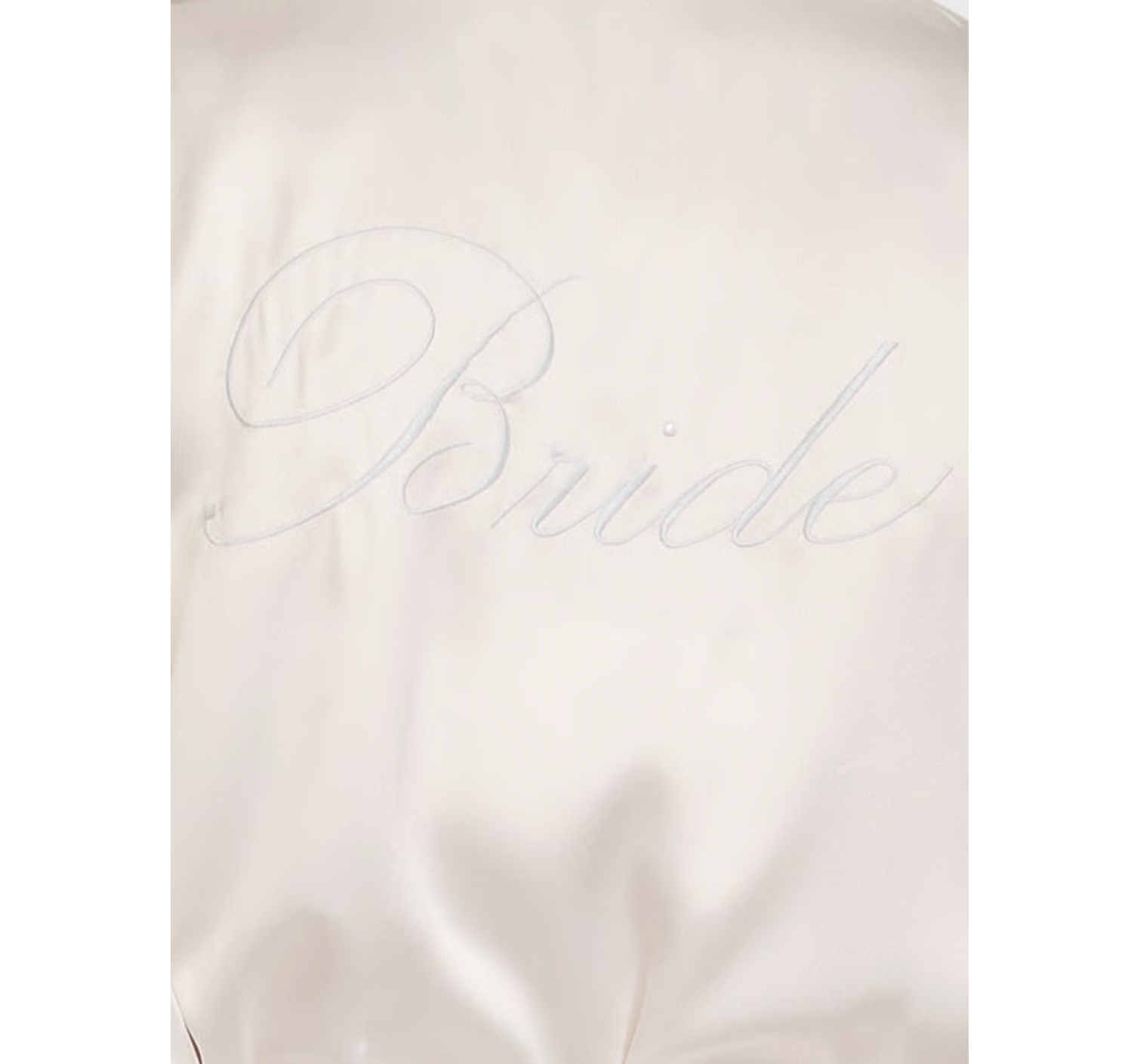 Халат Satin Long Robe Coconut White Bride