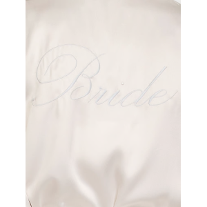 Халат Satin Long Robe Coconut White Bride