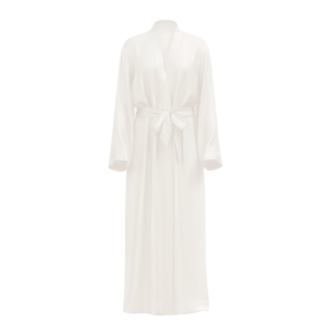 Халат Satin Long Robe Coconut White Bride