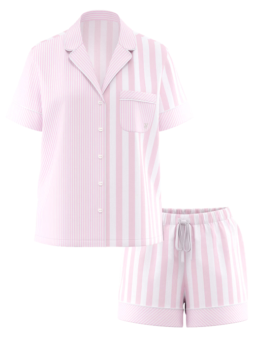 Пижама Heritage Cotton Short Pajama Set Stripe Print