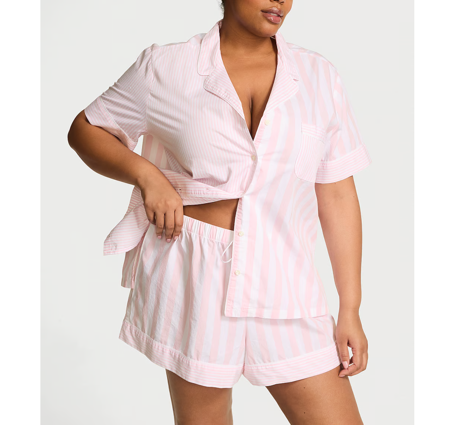 Піжама Heritage Cotton Short Pajama Set Stripe Print