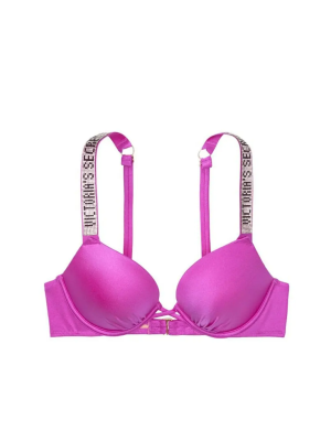 Топ Вікторія Сикрет з подвійним пушапом Shine Strap SWIM Fuchsia