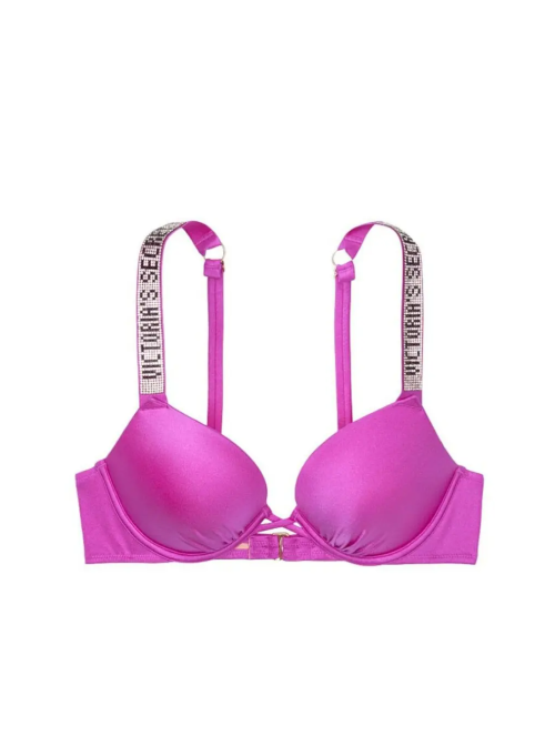 Топ Вікторія Сикрет з подвійним пушапом Shine Strap SWIM Fuchsia