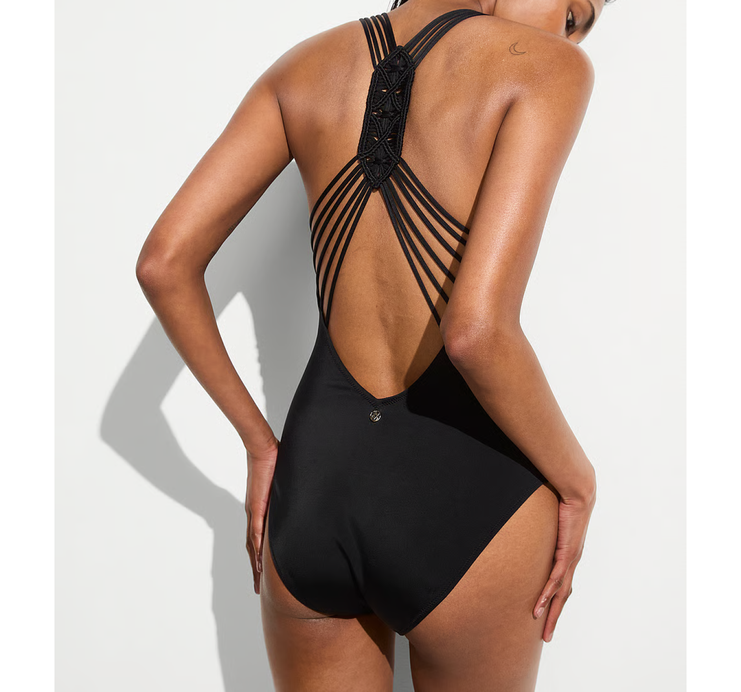Купальник Archives Beach Macrame One-Piece Swimsuit Black