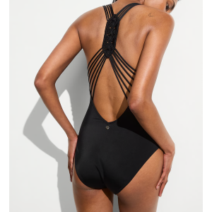 Купальник Archives Beach Macrame One-Piece Swimsuit Black