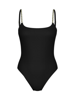 Купальник Archives Chains Scoop One-Piece Swimsuit Black