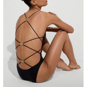 Купальник Archives Sexy Straps Scoop One-Piece Swimsuit Black