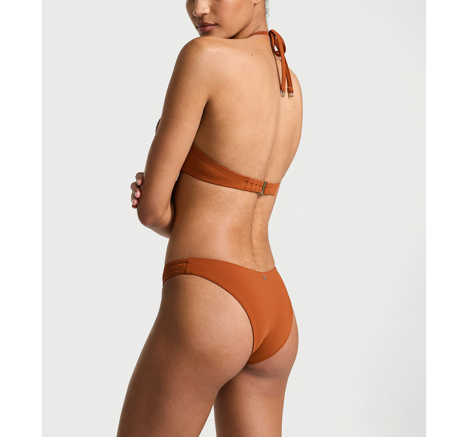 Купальник Essential Bombshell Add-2-Cups Diamanté Push-Up Bikini Top Set Apple Cinnamon